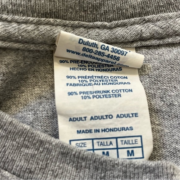 New York Yankees Shirt Mens Medium Gray Derek Jeter Captain #2 Baseball MLB - Picture 3 of 7